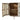 Shelve Compartment of Wooden Curved Media Console