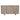 Back View of Wooden Curved Media Console