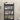 Woven Cane 4-tier Bookshelf Storage Rack with 2 Doors