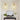 Alternate front view of teardrop-shaped gold wall lamp with opal globe