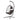 Hanging egg chair with dark brown cushion on a white background
