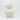 Straight-on back view of large ceramic white vase