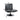 Size guide for black top grain leather accent chair