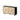 Black rattan cabinet with dimensions labeled in inches