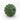 Bottom view of green gourd-shaped glass vase base