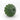 Bottom view of green gourd-shaped glass vase base
