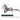 Bronze outdoor chaise lounge with three adjustable backrest positions for reclining - Charmydecor