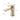 brushed gold bathroom faucet dimension chart with mm measurement