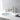 brushed nickel faucet installed in modern bathroom with gray tile wall