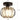 Black Crystal Flush Mount Ceiling Light