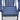 Blue Adirondack chair on a white background