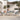 charmdecor Mariano 4-piece outdoor patio conversation set with off-white steel frame grey rope cushions loveseat chairs and coffee table
