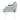 charmdecor Mariano outdoor lounge chair side view showing grey hand-woven rope armrest and removable back cushion