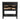 Charmydecor 30 inch bathroom vanity rear view showing drawer construction, cabinet frame, and open shelf