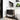 Charmydecor 30 inch bathroom vanity with sink and open shelf displayed in a bright modern bathroom