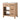 CharmyDecor 30 inch bathroom vanity with sink front angle showing closed drawers, open shelving, and natural wood-grain panels.