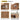 CharmyDecor 30 inch bathroom vanity with sink, detail collage of door hinges, shelf supports, and plumbing openings