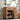CharmyDecor 30 inch bathroom vanity with sink in a low-angle room view, showing open drawers and square wood legs.