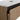 CharmyDecor 30-inch floating bathroom vanity close-up showing top openings, dark accent band, and textured drawer edge