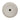 CharmyDecor 30-inch floating bathroom vanity's vessel sink underside showing the circular base and drain opening