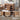 CharmyDecor 36 inch bathroom vanity feature collage with drawer slides, black handles, frame, and wood-grain finish details.