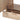 CharmyDecor 36 inch bathroom vanity with sink close-up of the open lower drawer, gold handle, and cabinet shelf.