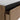 CharmyDecor 36-inch floating bathroom vanity close-up of the beveled drawer edge, wood-look detailing, and white top.