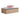 CharmyDecor 36-inch floating bathroom vanity with light coffee wood-look cabinet and pink vessel sink, front angle view.