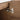CharmyDecor 48-inch floating bathroom vanity close-up of a concealed-style door hinge against the wood-grain interior.