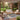 charmydecor 4-piece acacia wood outdoor patio conversation set with cream cushions on backyard patio