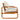 CharmyDecor 4 piece patio conversation set acacia wood lounge chair side view with curved open frame