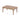 CharmyDecor 4 piece patio conversation set acacia wood slatted coffee table dimensions