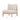 Charmydecor 4 piece patio conversation set lounge chair dimensions and thick beige cushions