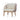 CharmyDecor 4 piece patio conversation set lounge chair dimensions with acacia wood frame, woven rope back and beige cushions