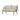 CharmyDecor 4 piece patio conversation set loveseat dimensions with acacia wood frame, woven rope sides and beige cushions