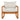CharmyDecor 4 piece patio conversation set single acacia wood lounge chair with thick beige cushions