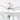Charmydecor 52 inch ceiling fan with light and remote close up motor and ABS blade design detail silver finish