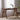 charmydecor 57 inch walnut computer desk with a frame legs near window