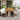charmydecor 5 piece outdoor acacia wood dining set with rattan chairs and beige cushions on patio