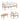 charmydecor 5-seater acacia wood patio chat set dimension guide for sofa chairs and coffee table