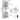 Charmydecor 67” tall white bathroom cabinet dimensions 15.8” by 11.8” by 67” with drawer size