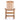 charmydecor HIPS patio rocking chair front view with vertical slat back