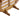 Wooden folding chair with a white background