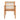 charmydecor acacia wood dining chair back view showing woven rope grid backrest and light teak wood frame