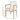 charmydecor acacia wood dining chair dimensions with cream cushion and light white wood frame