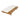 Charmydecor acacia wood outdoor chaise lounge in flat position with beige full-body cushion