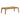 charmydecor acacia wood outdoor coffee table with rectangular slatted tabletop
