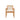 Charmydecor acacia wood outdoor dining chair with handwoven rope backrest beige cushion and teak finish frame