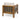 charmydecor acacia wood patio chair back view with woven wicker accent panels and beige back cushion