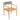 charmydecor acacia wood patio dining chair with grey braided rope backrest and slatted seat